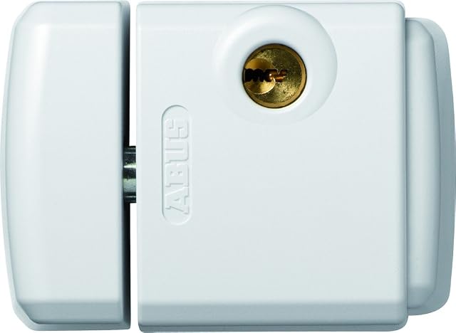 Cerradura de ventana ABUS FTS3003 montada en un marco