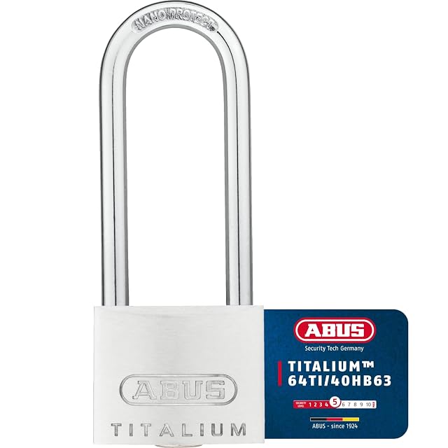 Candado ABUS Titalium 64TI con arco alto
