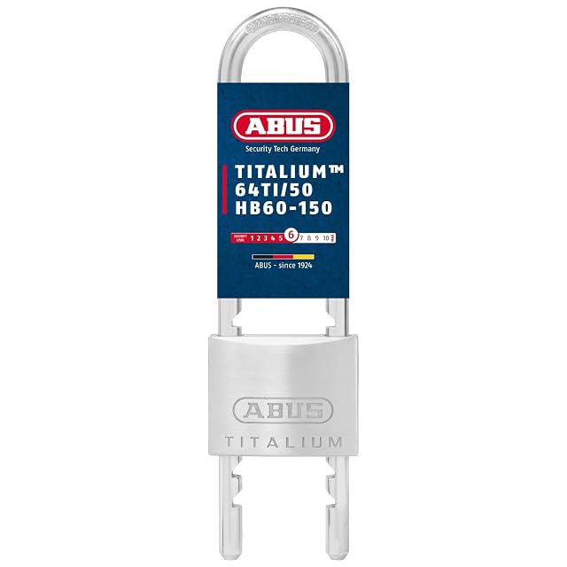 Candado ABUS Titalium con arco largo extensible