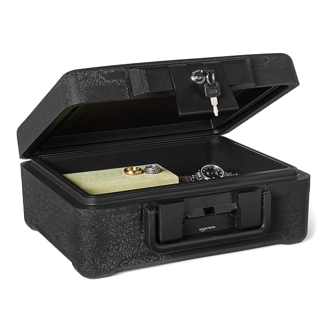 Caja ignífuga para documentos de Amazon Basics