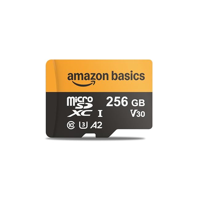 Tarjeta microSDXC de 256 GB Amazon Basics
