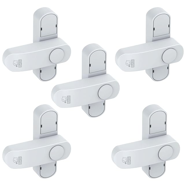 Cerrojos de seguridad para ventana BASI, juego de cinco