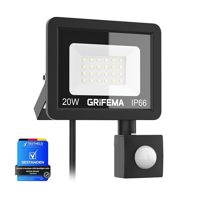 Proyector LED GRIFEMA con detector de movimiento