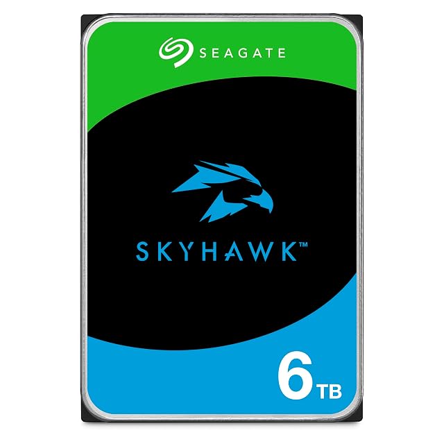 Disco duro para videovigilancia Seagate SkyHawk de 6 TB