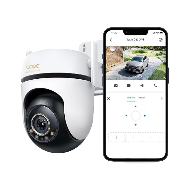 Cámara exterior motorizada 3K Tapo C530WS